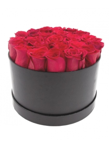 Caja Rosas Rojas Natural