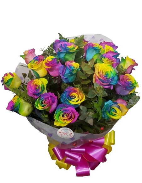 Ramo Rosas Arcoiris